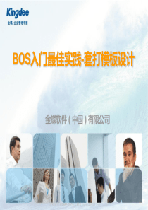 BOS开发工程师培训_套打模板设计