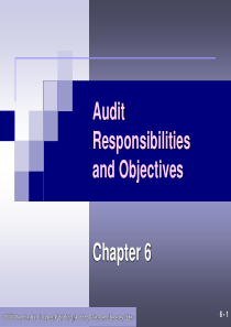 Chapter06AuditResponsibilitiesandObjectives(审