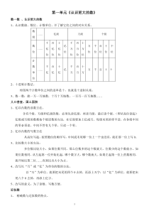 北师大版小学数学四年级上册-知识点归纳