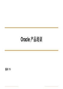 毕博—oracle_产品培训