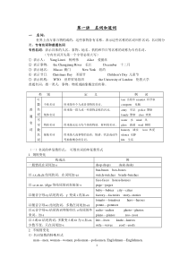 初中英语语法资料(含讲义与练习题)