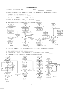 程序框图高考题汇编