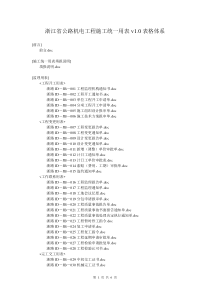 浙江省公路机电工程施工统一用表v10表格体系