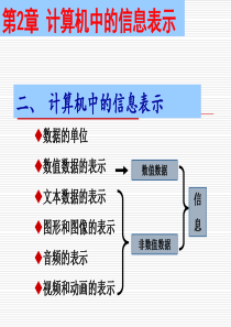 第四讲：计算机中的数据表示---2、数值型与非数值型数据