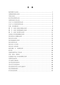 矿产调查及工程记录表格汇编