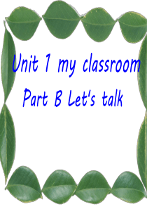 Unit1Myclassroom-B-lets-talk