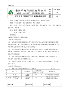 市政道路工程监控程序及验收标准制度