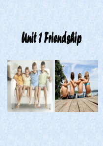 高一英语unit1-Friendship-课件必修1