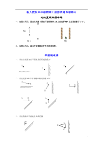 新人教版八年级物理上册作图题专项练习(定稿