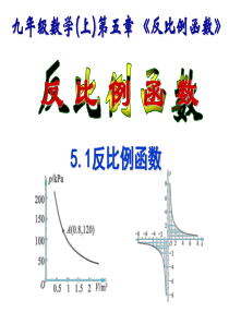 九年级数学反比例函数.ppt(课件)