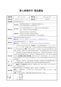 ps图层蒙版—获奖教案