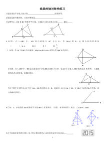 线段、角的轴对称性题集