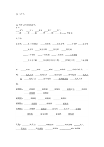 初中化学式默写练习