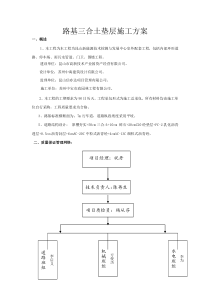 路基三合土填筑施工方案