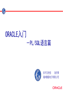 福建省电力公司oracle培训教材--PLSQL语言篇