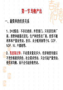 简单国民收入决定理论