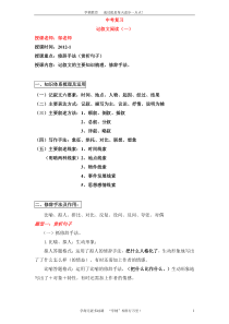 中考阅读复习——记叙文修辞手法的作用