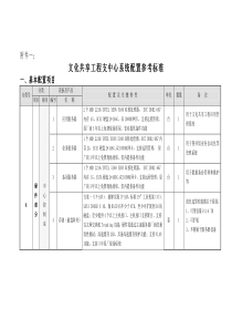 文化共享工程支中心系统配置参考标准doc-附件一：