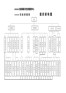 妇幼保健院组织架构图模板(2017年-四大部)