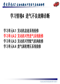 《发动机可变进气系统检修》教学课件(精)