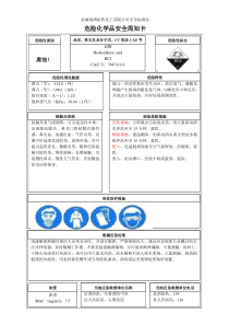 危险化学品安全周知卡(盐酸)