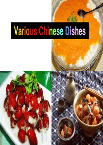 中国饮食文化简介(英文版)Various-Chinese-Dishes