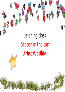 英文歌曲听力练习seasons-in-the-sun