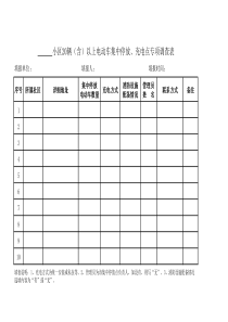 小区电动车集中停放专项调查表