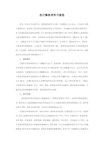 天健会计师事务所实习报告