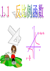 鲁教版九年级上1.1反比例函数