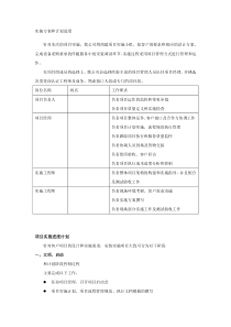 项目实施方案和计划进度