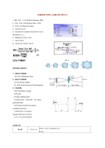 机器视觉中使用工业镜头的计算方式
