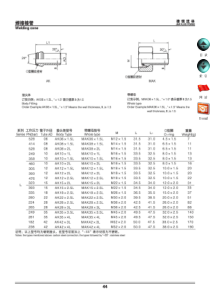 24°锥密封管接头焊接接头及螺母