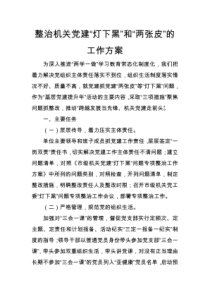 整治机关党建“灯下黑”和“两张皮”