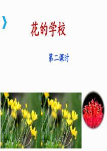 《花的学校》课件(第二课时)