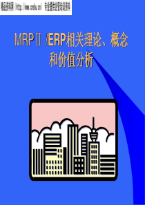 MRPⅡERP相关理论、概念和价值分析（正式稿）(PPT294页)