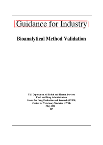 分析方法验证指导原则-FDA
