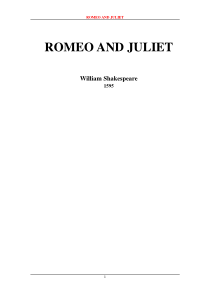 【英文原著类】romeoandjuliet(罗蜜欧和朱丽