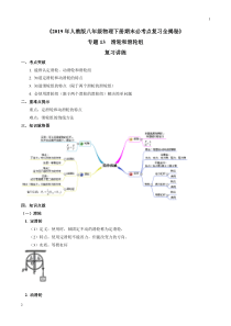 专题13-滑轮和滑轮组(复习讲练)-2019年人教版八年级下物理期末复习必考点全揭秘(解析版)