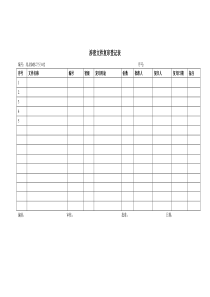 7.5.3涉密文件复印登记表