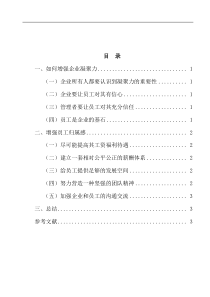 增强企业凝聚力-提升员工归属感