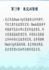 精通Oracle核心技术和项目实战之表空间管理