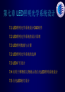 LED照明灯具与光学系统设计