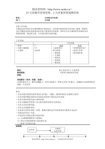 分销商运作经理