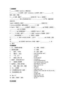 外研版必修五module3重点知识与练习