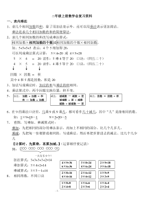 2019青岛版五四制二年级上册知识点整理(终极版)