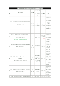 国际电力电子相关会议