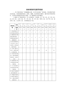 患者病情评估督导检查(1)