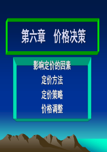 第8章价格决策