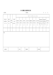 建筑施工安全检查标准JGJ59-2011(最新表格)